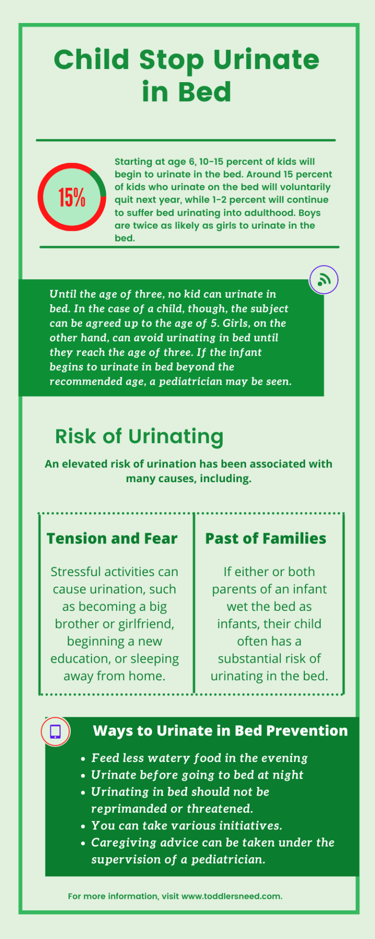 How to Help Your Child Stop Urinate in Bed Toddlers Need